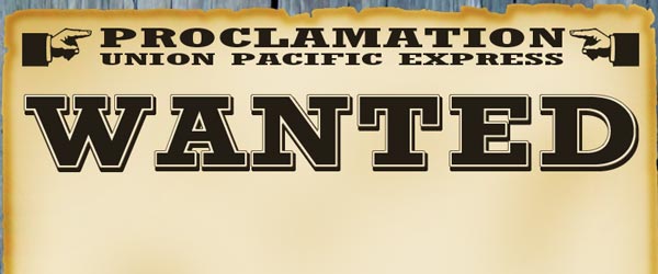 wanted poster fonts